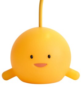 Moderná stolná lampa žltá vrátane LED nabíjateľná - Bulby