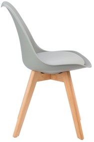 ModernHome Súprava 4 jedálenských stoličiek + vankúšiky