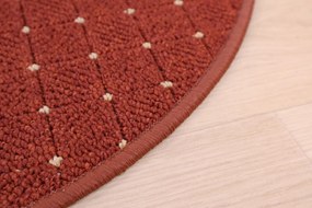 Condor Carpets Kusový koberec Udinese terra kruh - 100x100 (priemer) kruh cm