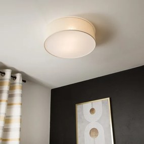 Stropné svietidlo SIRJA DOUBLE 4xE27/15W/230V pr. 45 cm krémová