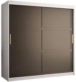 Skriňa Amiro 1 180 biely/čierny