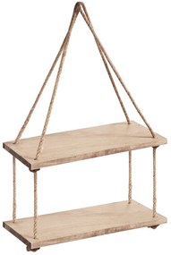 Tutumi Tutumi, závesná polica 36x60x15 cm JZWJ05, prírodné drevo, HOM-02807