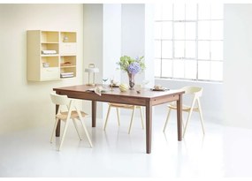 Rozkladací jedálenský stôl v dekore orechového dreva Hammel Sami, 180 x 100 cm