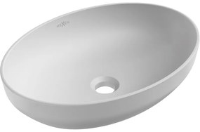 Mexen Cornelia, umývadlo na dosku 50 x 36 cm, platinová matná, 21885063