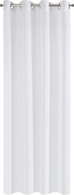ZÁCLONA NA KRÚŽKOCH ESIM 140X250 CM BIELA