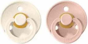 BIBS Colour cumlíky z prírodného kaučuku veľkosť 1 Ivory - Blush
