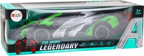 LEAN Toys Športové diaľkovo ovládané auto RC 1:10, 25 km/h, svetlá, zelené
