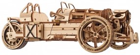 Ugears 3D drevené mechanické puzzle Trojkolesový UGR-S