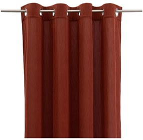 Menčestrový záves v terakotovej farbe 140x260 cm Merely – Casa Selección