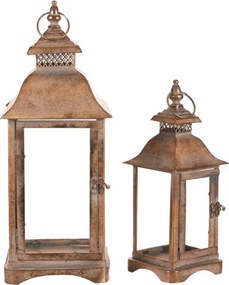 Set dvoch lampášov zlatý FUP533 (2 ks)