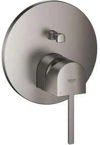 GROHE Plus páková vaňová batéria pod omietku, pre 2 výstupy, kartáčovaný tmavý grafit, 24060AL3