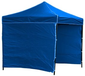 Záhradná párty stan 3x3m 3 steny - modrý