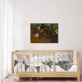 Obraz - Henri de Toulouse-Lautrec, At the Moulin Rouge, reprodukcia (70x50 cm)