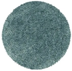 Ayyildiz koberce Kusový koberec Sydney Shaggy 3000 aqua kruh - 160x160 (priemer) kruh cm