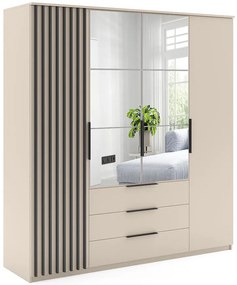 Skriňa Torino Kašmír/Lamela čierna