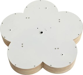 Detské stropné svietidlo drevené s bielou farbou - Lucille