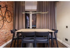 Globo 67206HW - LED Luster na lanku GERONIMO LED/35W/230V čierna/hnedá