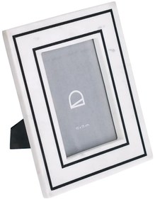 Biely kamenný stojací rámček 18x23 cm Vittoria – Kave Home