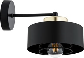 Brilagi - Nástenné svietidlo SPRING 1xE27/60W/230V čierne/zlaté