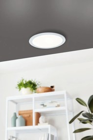 EGLO Zápustné LED bodové osvetlenie FUEVA 5, 16,5W, denná biela, 216mm, okrúhle, biele