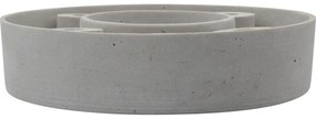 House Doctor Svietnik The Ring Grey Polystone 26 cm