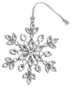 Závesná vianočná dekorácia DIAMOS snehová vločka 710520