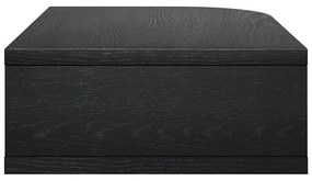 Čierny nočný stolík v dekore duba Farsta - Woodman