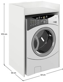 Skrinka na práčku VOJTO, biela