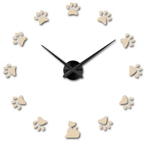 Moderné nalepovacie nástenné hodiny SS | 3D hodiny 12S017 Wanduhr