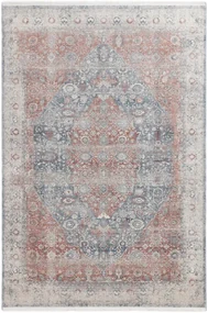 Koberec Split Vintage BL08A svetlomodrý Multi Salmon