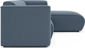 Modrá rohová pohovka (pravý roh/s leňoškou) Merid – Ropez