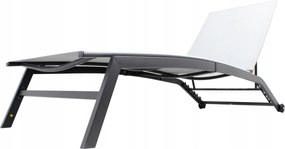 Garden Line ZÁHRADNÁ LEHÁTKO 195x63x90cm ŠEDÁ *0860