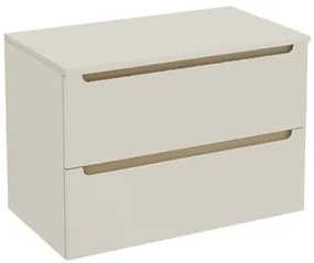 Kúpeľňová skrinka s krycou doskou Naturel Stilla 80x60x45 cm kašmír mat STILLADK08057D, 1 ks