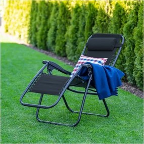 MI Ležadlo DELUX čierne