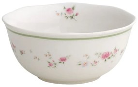 Súprava 2 bielych porcelánových misiek Brandani Nonna Rossa, ⌀ 14 cm