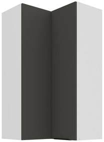 Kuchynská skrinka Aria-Gr/Wh Anti Fingerprint 60x60 Gn-108 2f (90°)