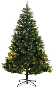 Umelý výklopný vianočný stromček s 300 LED 210 cm 3210345