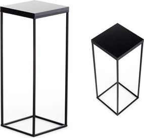 STOJAN NA KVETINÁČ BASICLOFT 60X24X24 CM ČIERNA