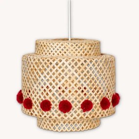 Atmosphera - Luster na lane LIBY 1xE27/25W/230V bambus