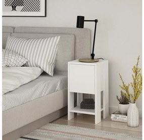 Asir Nočný stolík EMA 55x30 cm biela 776HMS3419