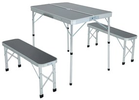 Kempingová turistická súprava ROI sivá