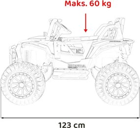 Elektrické autíčko HONDA Talon 4x4 zelené