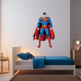 Textilná nálepka na stenu "Superman"