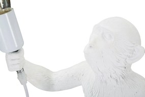 Stolná lampa Opica 55 cm biela