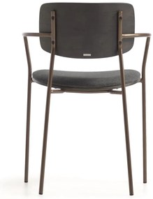 Sivá jedálenská stolička Maureen – Kave Home