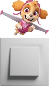 PIPPER. PAW Patrol - Skye - nálepka nad vypínač