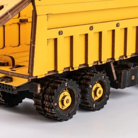 Robotime Rokr 3D dřevěné puzzle Nákladní auto - sklápěč 225 ks