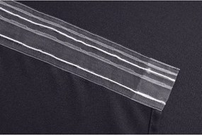 Záves OXFORD LIGHT 140x250 cm, tmavosivý Zavesenie: Riasiaca páska