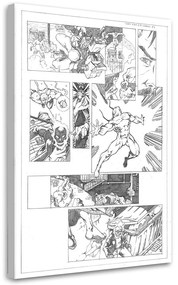 Gario Obraz na plátne Útok na ulici komiks - Saqman Rozmery: 40 x 60 cm