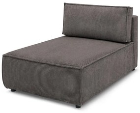 Svetlohnedý menčestrový modul pohovky (variabilný) Nihad modular – Bobochic Paris